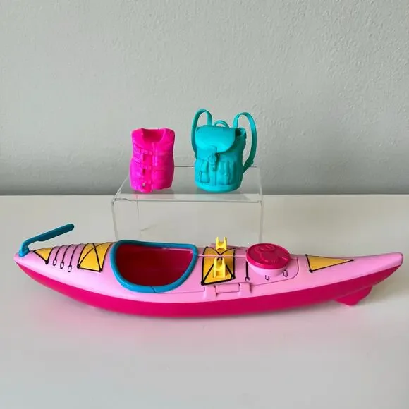 Mattel Toys Barbie Kayak Life Vest Backpack Toy Lot Poshmark